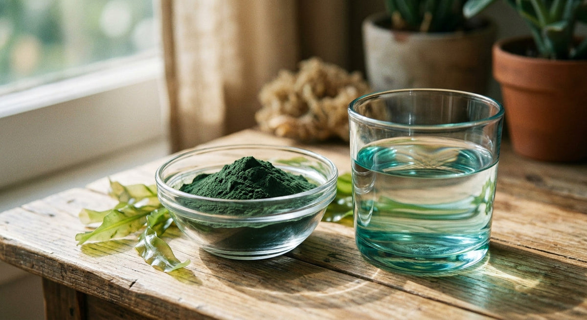 Vegane Omega-3-Softgel-Kapseln aus Algen