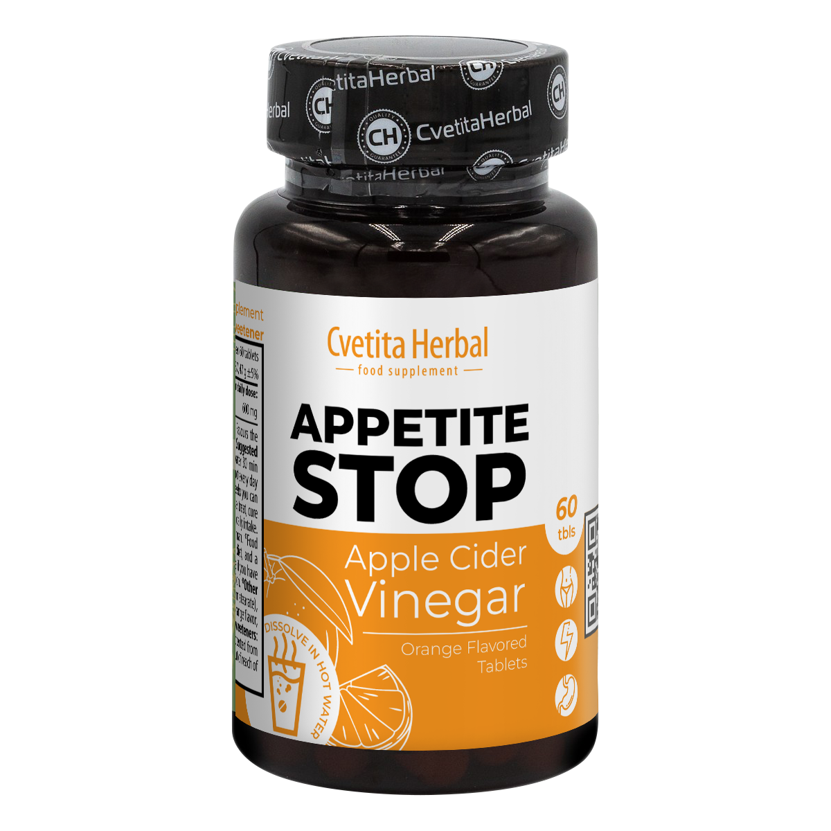 Apfelessig "Orange" - Appetite Stop (60 Tabletten)