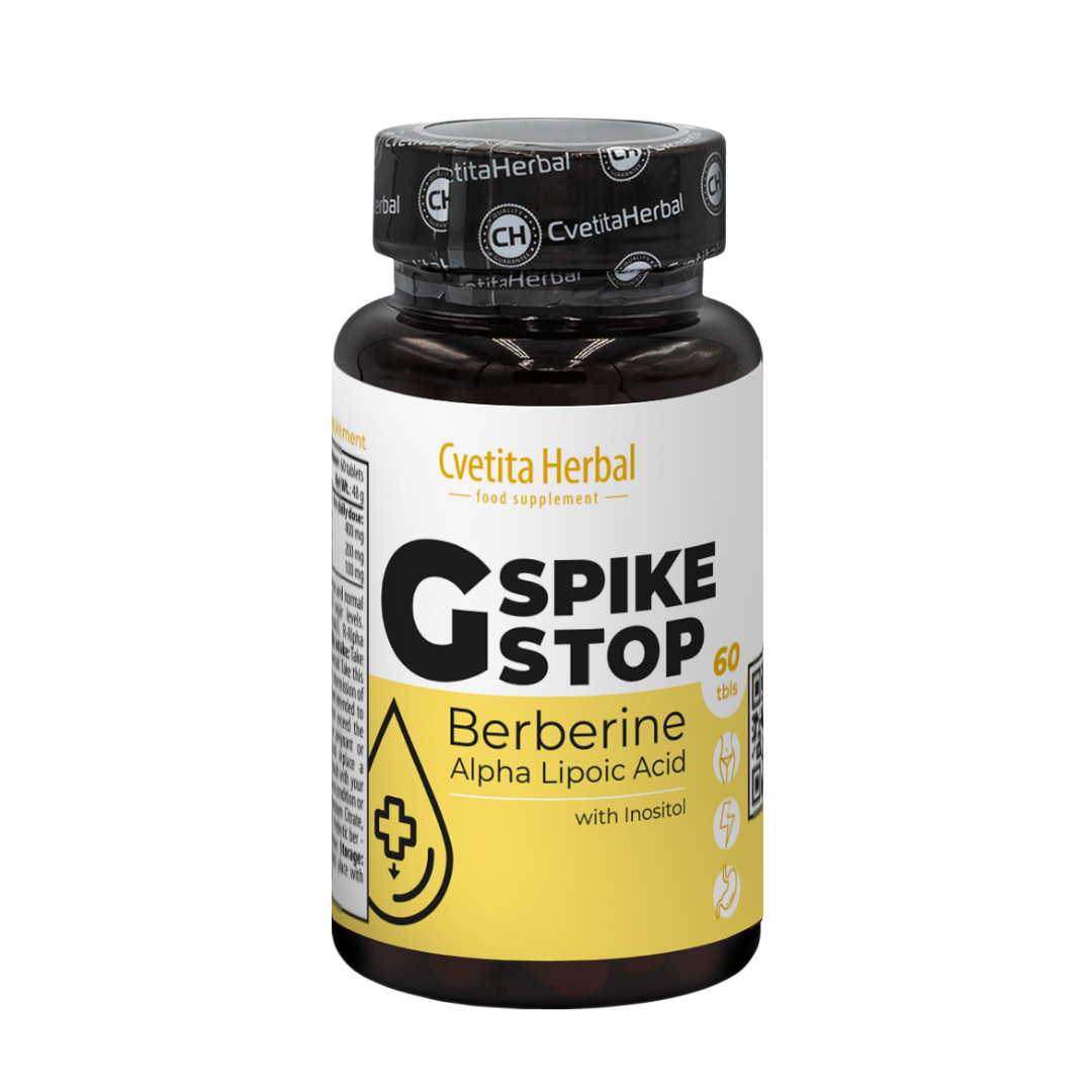 G Spike Stop - Berberin, Inositol, Alpha-Liponsäure (60 Tabletten)