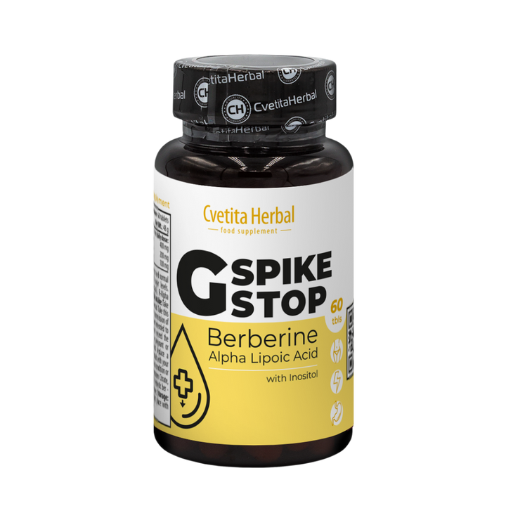 G Spike Stop - Berberin, Inositol, Alpha-Liponsäure (60 Tabletten)