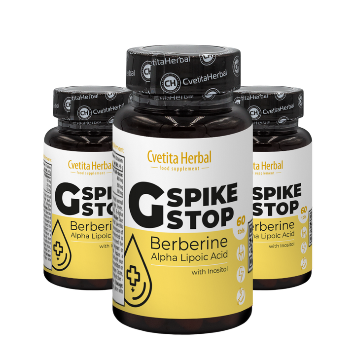 G Spike Stop - Berberin, Inositol, Alpha-Liponsäure (60 Tabletten)