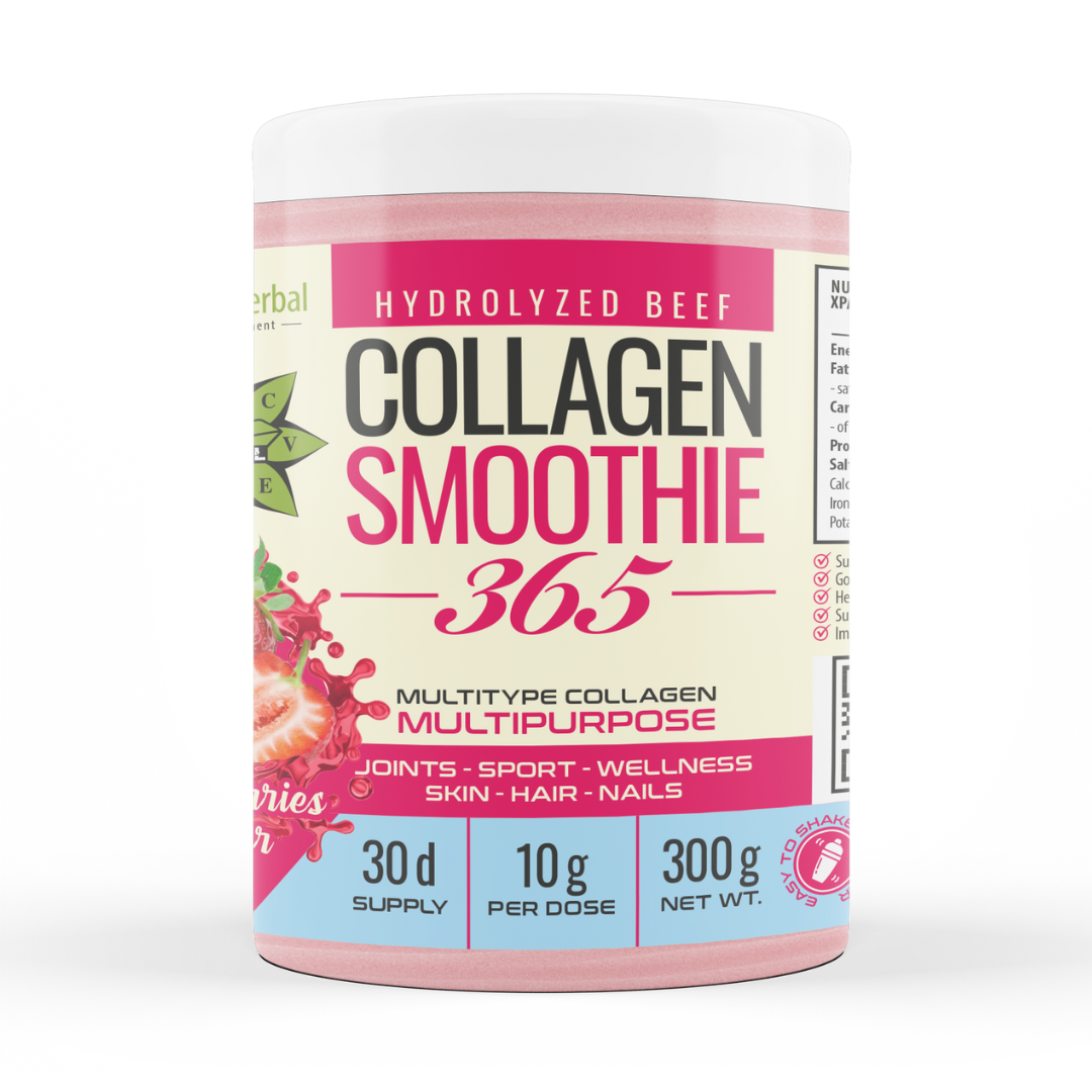 Collagen Smoothie „Erdbeere" – Collagen Smoothie 365 (300 g)
