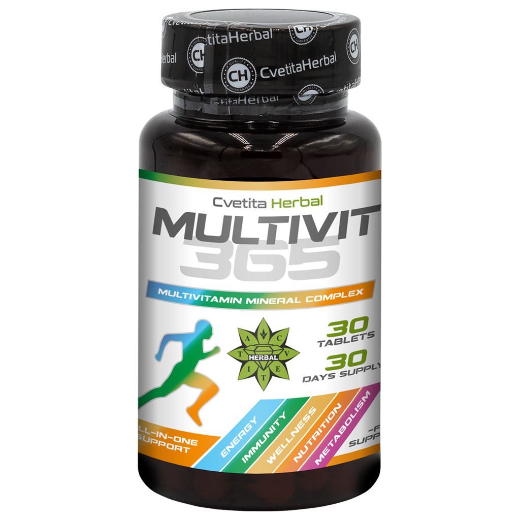 MultiVit 365 - Multivitamin-Mineral-Komplex (30 Tabletten)