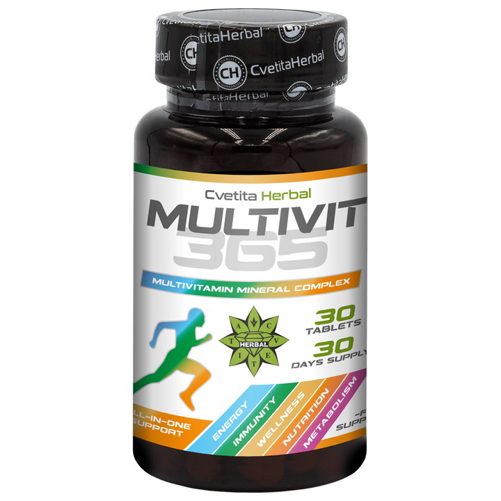 MultiVit 365 - Multivitamin-Mineral-Komplex (30 Tabletten)
