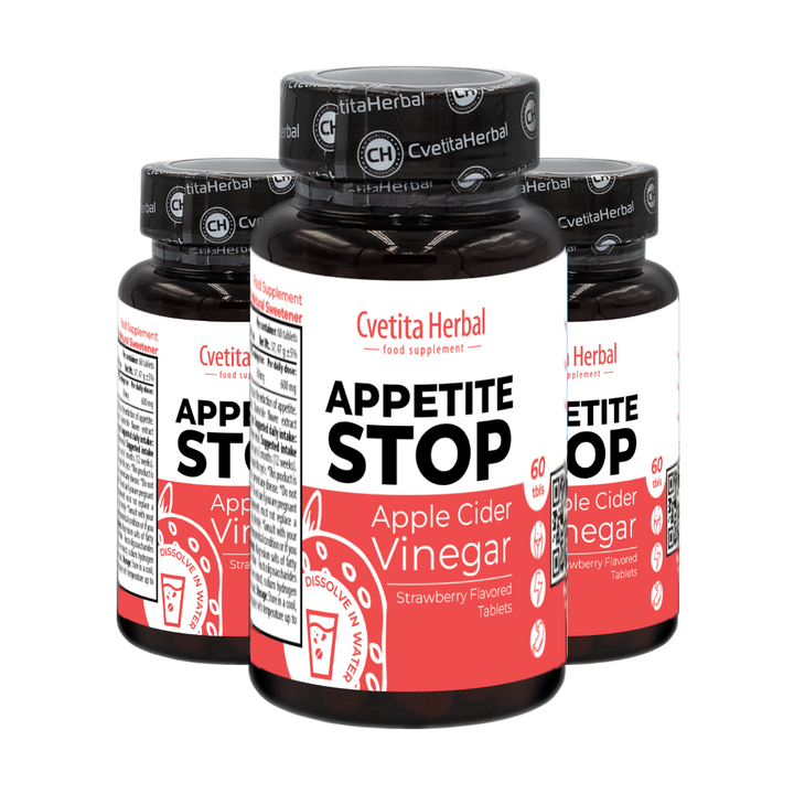 Apfelessig "Erdbeere" - Appetite Stop (60 Tabletten)