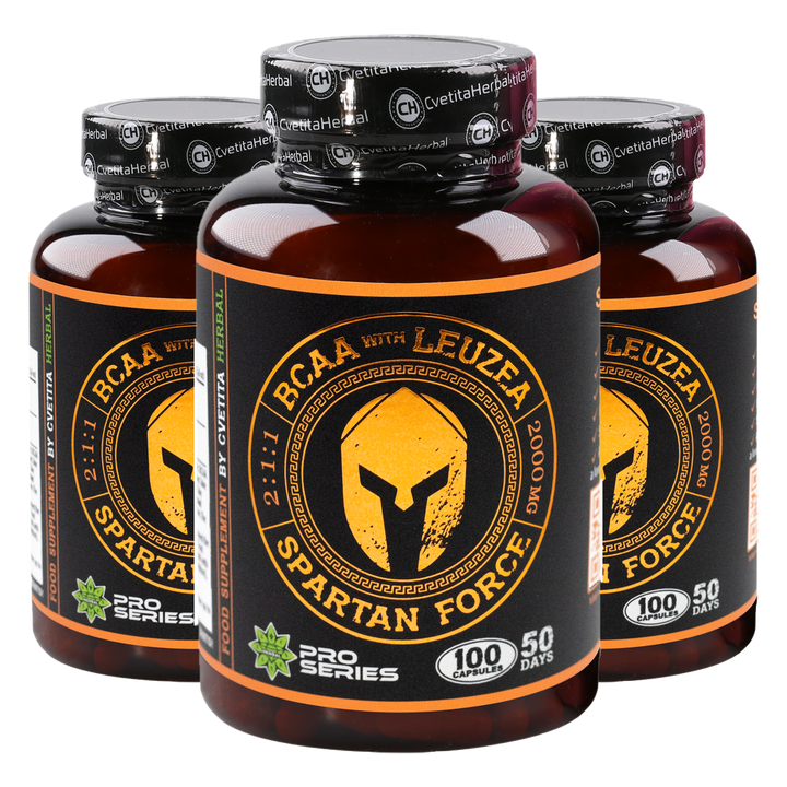 Leuzea und BCAA - Spartan Force (100 Kapseln)
