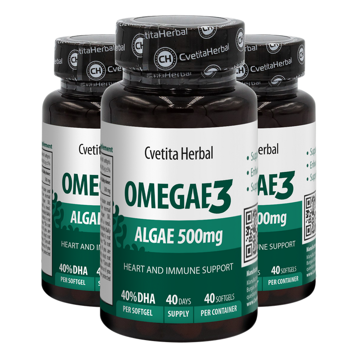 Omega 3 Algen Softgel - Omegae3 (60 / 40 Kapseln)