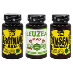 COMBO PAKET: Leuzea 30 Tabletten + TEN Arginine 40 Tabletten + Ten Siberian Ginseng 30 Tabletten