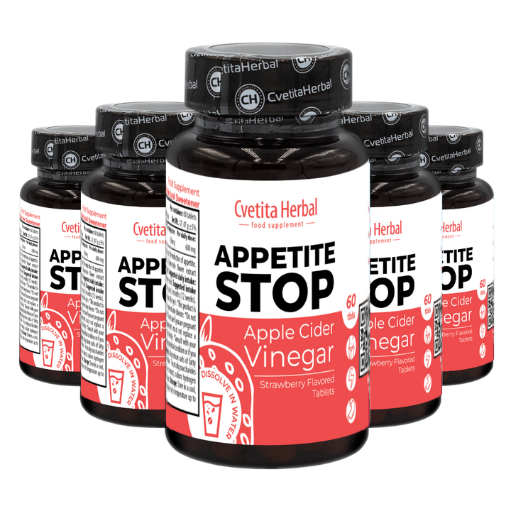 Apfelessig "Erdbeere" - Appetite Stop (60 Tabletten)