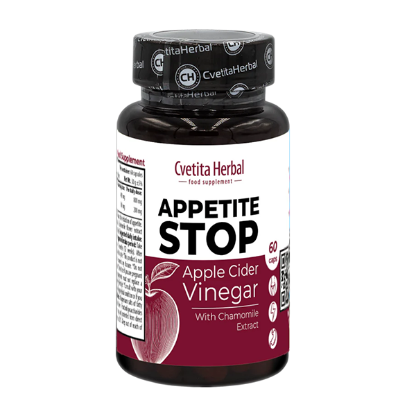 Apfelessig "Kamillenextrakt" - Appetite Stop (60 Kapseln)