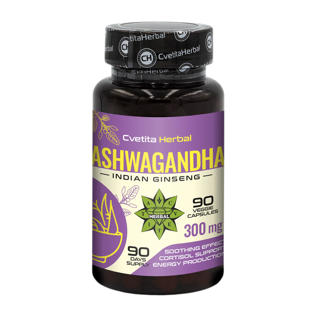 Ashwagandha-Extrakt - Pflanzlich (90 Kapseln x 300 mg)