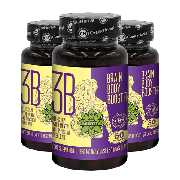Taurin und Sibirischer Ginseng - Brain Body Booster (60 Tabletten x 1660 mg)