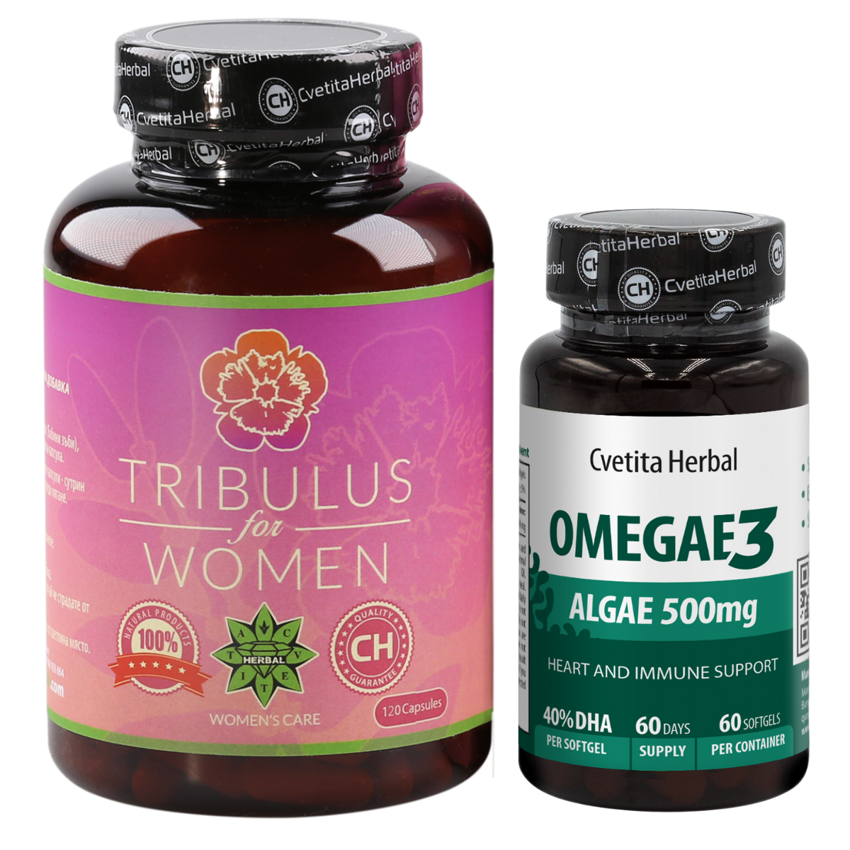 COMBO PAKET FÜR FRAUEN: Tribulus Women + Omegae 3
