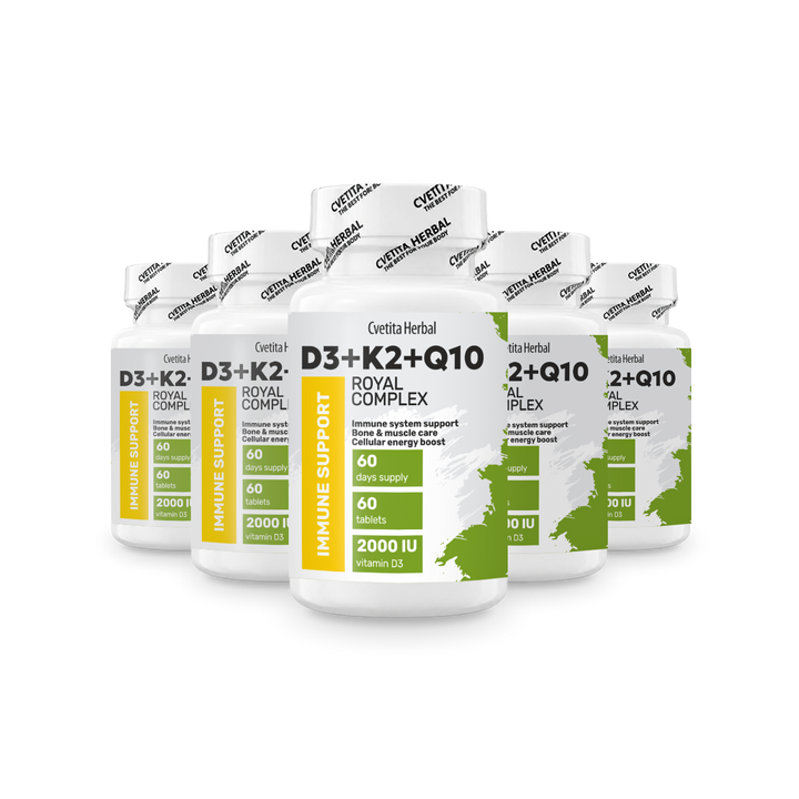 Vitamin D3 + K2 + Q10 (60 Tabletten)