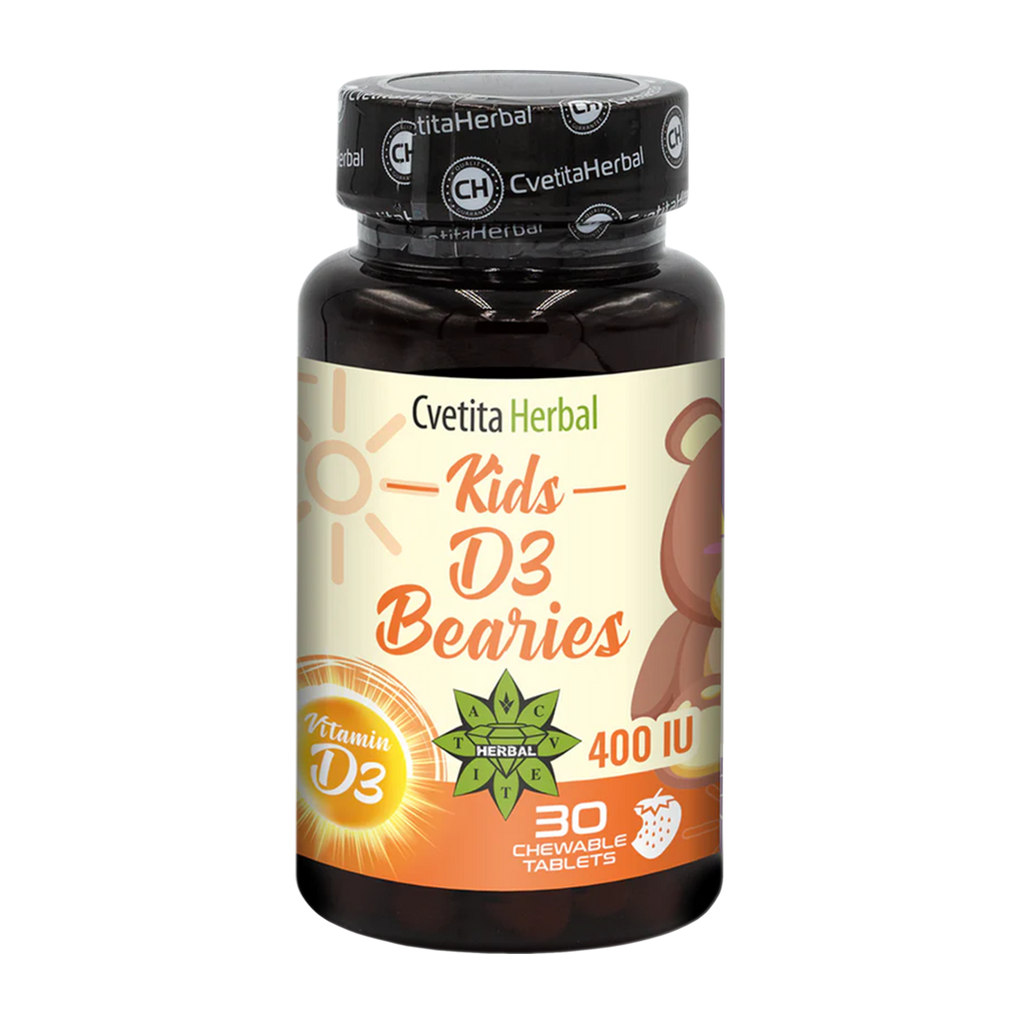 Vitamin D3 für Kinder - Kids D3 Bearies (30 Tabletten x 600 IE)
