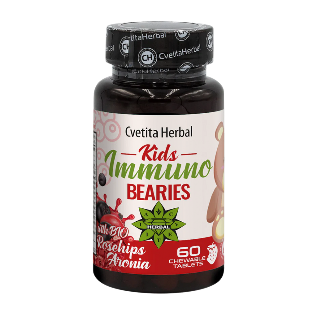 Kinder-Immunstimulans "Hagebutte" - Kids Immuno Bearies (30 Tabletten)