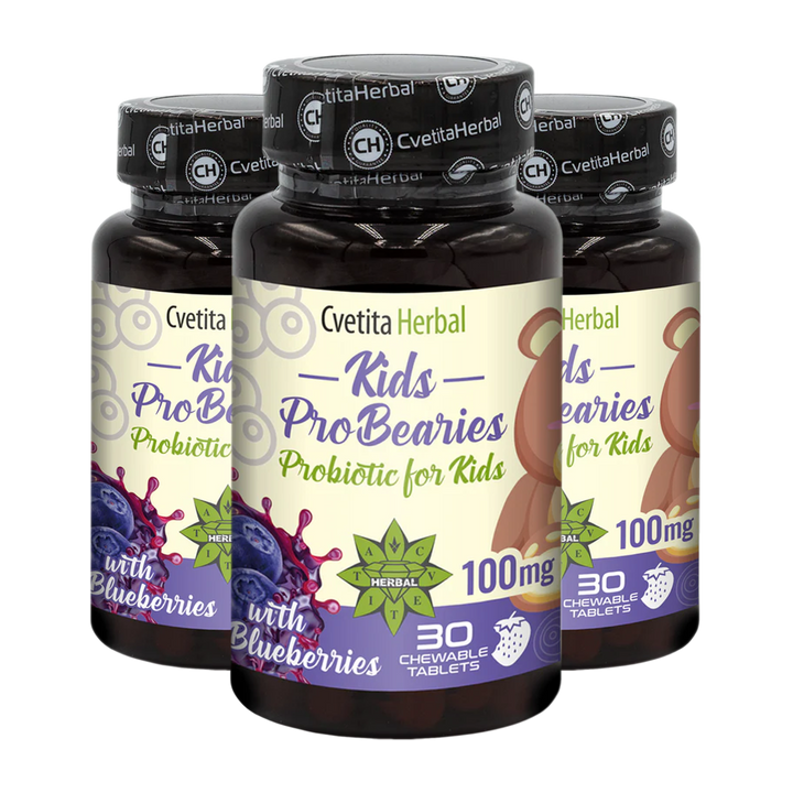 Kinder-Probiotikum "Blaubeeren" - Kids ProBearies (30 Tabletten)