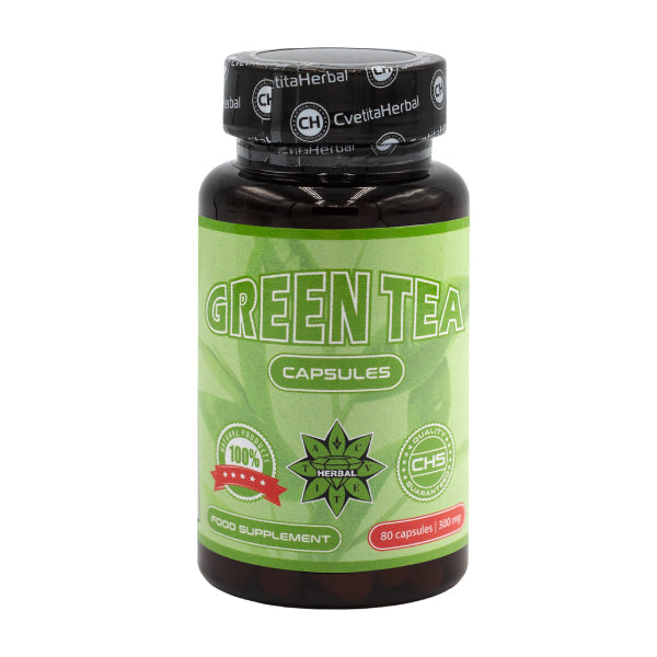 Grüntee-Extrakt - Grüner Tee (80 Kapseln x 300 mg)