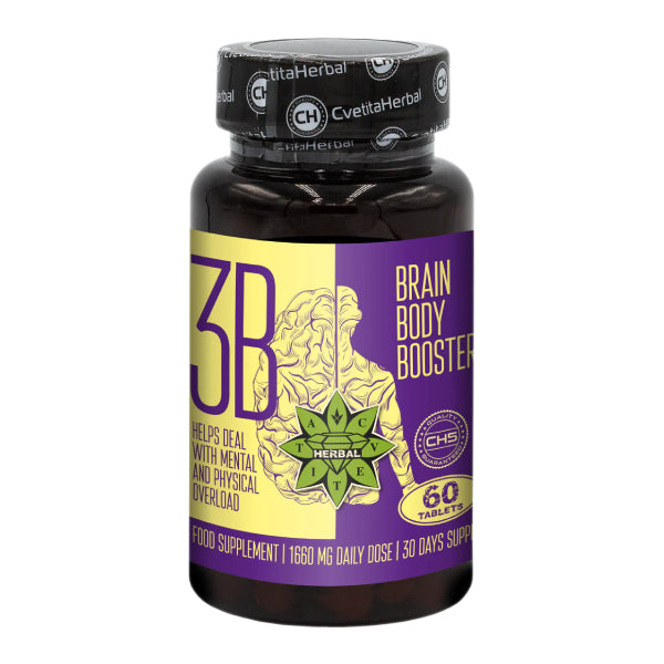 Taurin und Sibirischer Ginseng - Brain Body Booster (60 Tabletten x 1660 mg)