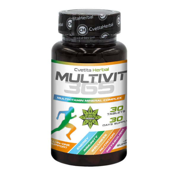 MultiVit 365 - Multivitamin-Mineral-Komplex (30 Tabletten)