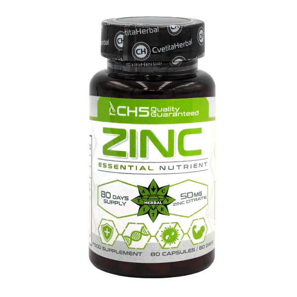 Zinkcitrat - Zink (80 Kapseln x 50 mg)