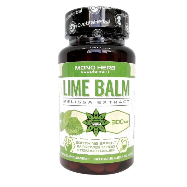 Melisse-Extrakt - Lime Balm (60 Kapseln x 300 mg)