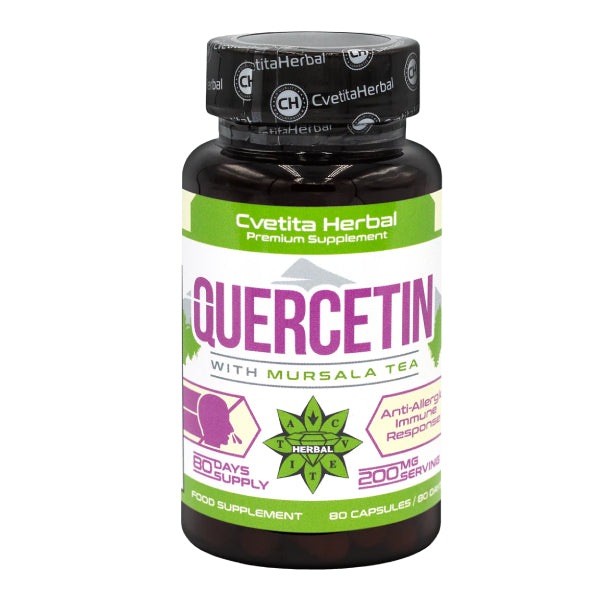 Quercetin und Mursal Tea (80 Kapseln x 200 mg)