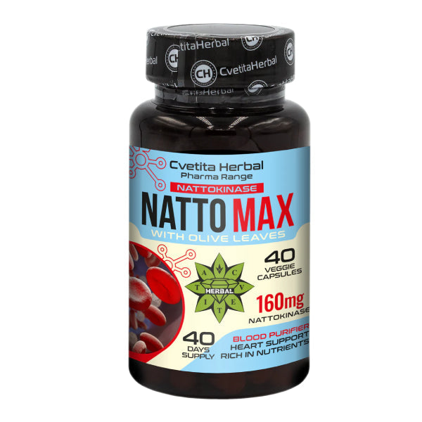 Nattokinase Complex – Natto Max (40 Kapseln x 160 mg)