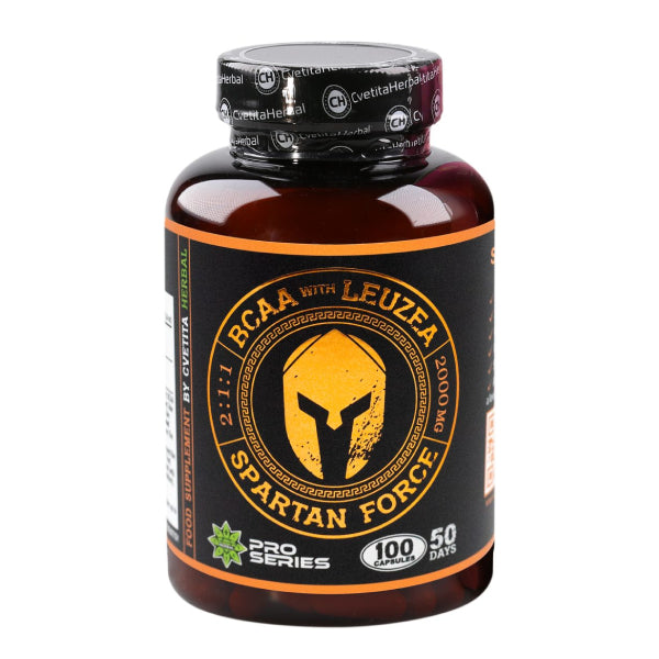 Leuzea und BCAA - Spartan Force (100 Kapseln)