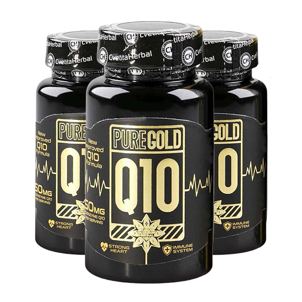 Coenzym Q10 Vegetarisch – Pure Gold Q10 (60 Kapseln)
