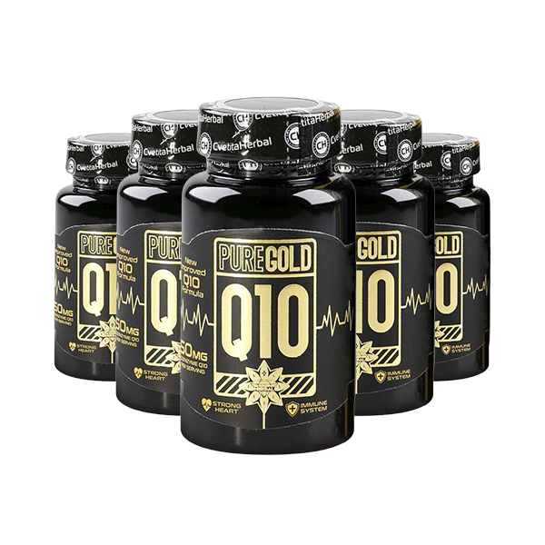 Coenzym Q10 Vegetarisch – Pure Gold Q10 (60 Kapseln)