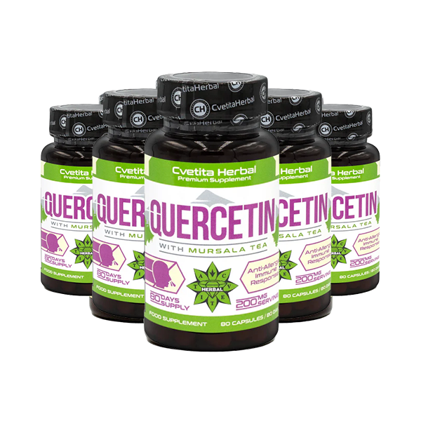Quercetin und Mursal Tea (80 Kapseln x 200 mg)