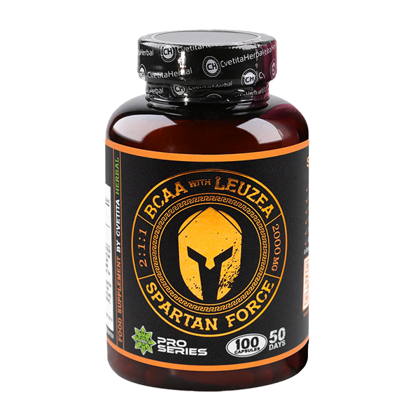 Leuzea und BCAA - Spartan Force (100 Kapseln)