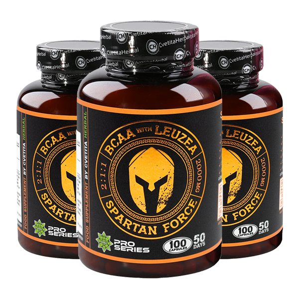 Leuzea und BCAA - Spartan Force (100 Kapseln)