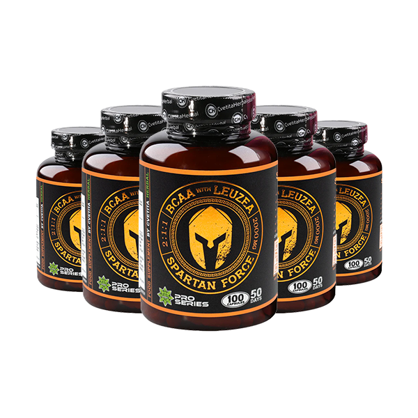 Leuzea und BCAA - Spartan Force (100 Kapseln)