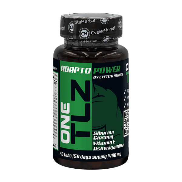 TLZ Adapto Power - Siberian Ginseng, Ashwagandha, Vitamin E (50 Tabletten)