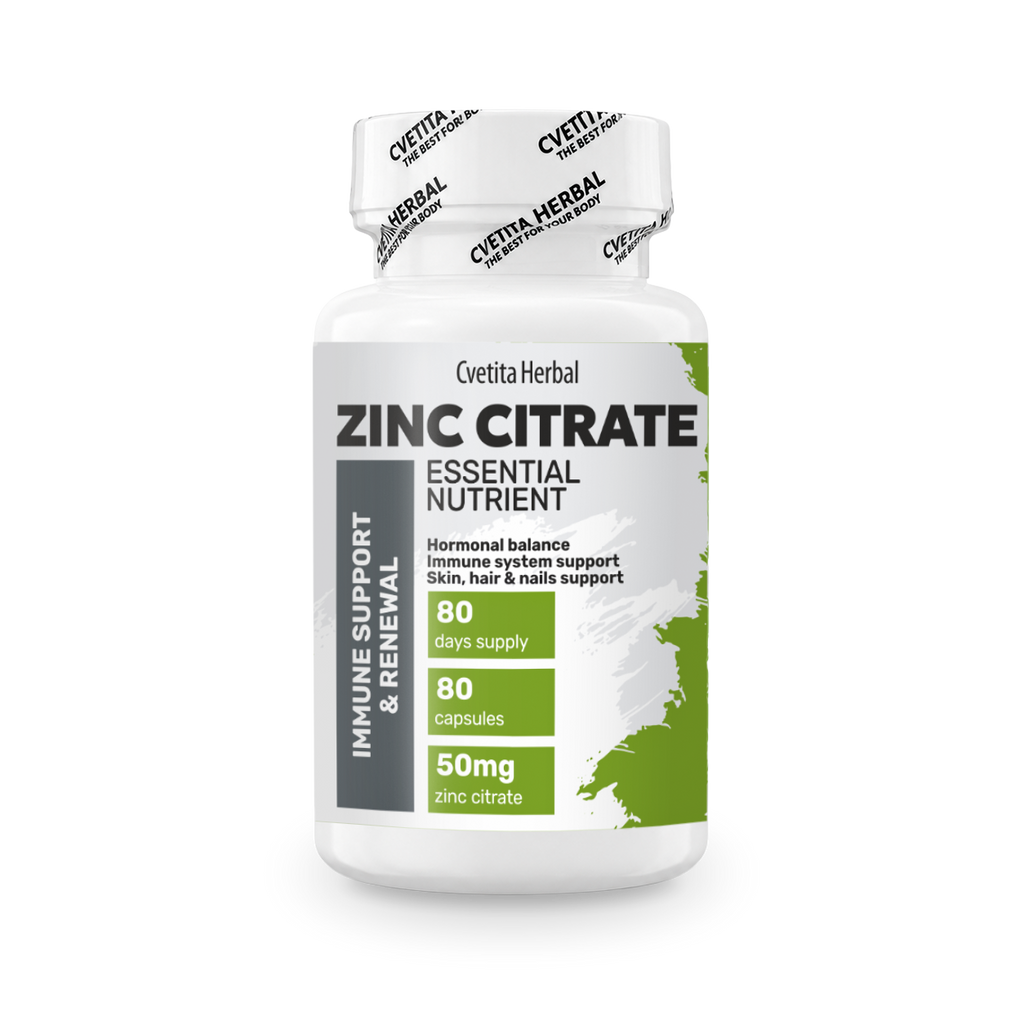 Zinkcitrat - Zink (80 Kapseln x 50 mg)