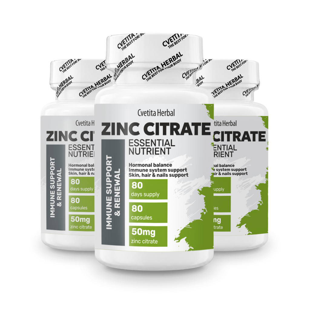 Zinkcitrat - Zink (80 Kapseln x 50 mg)