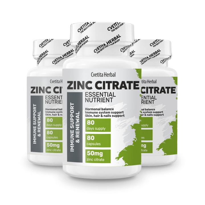 Zinkcitrat - Zink (80 Kapseln x 50 mg)