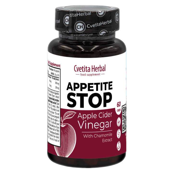 Apfelessig "Kamillenextrakt" - Appetite Stop (60 Kapseln)