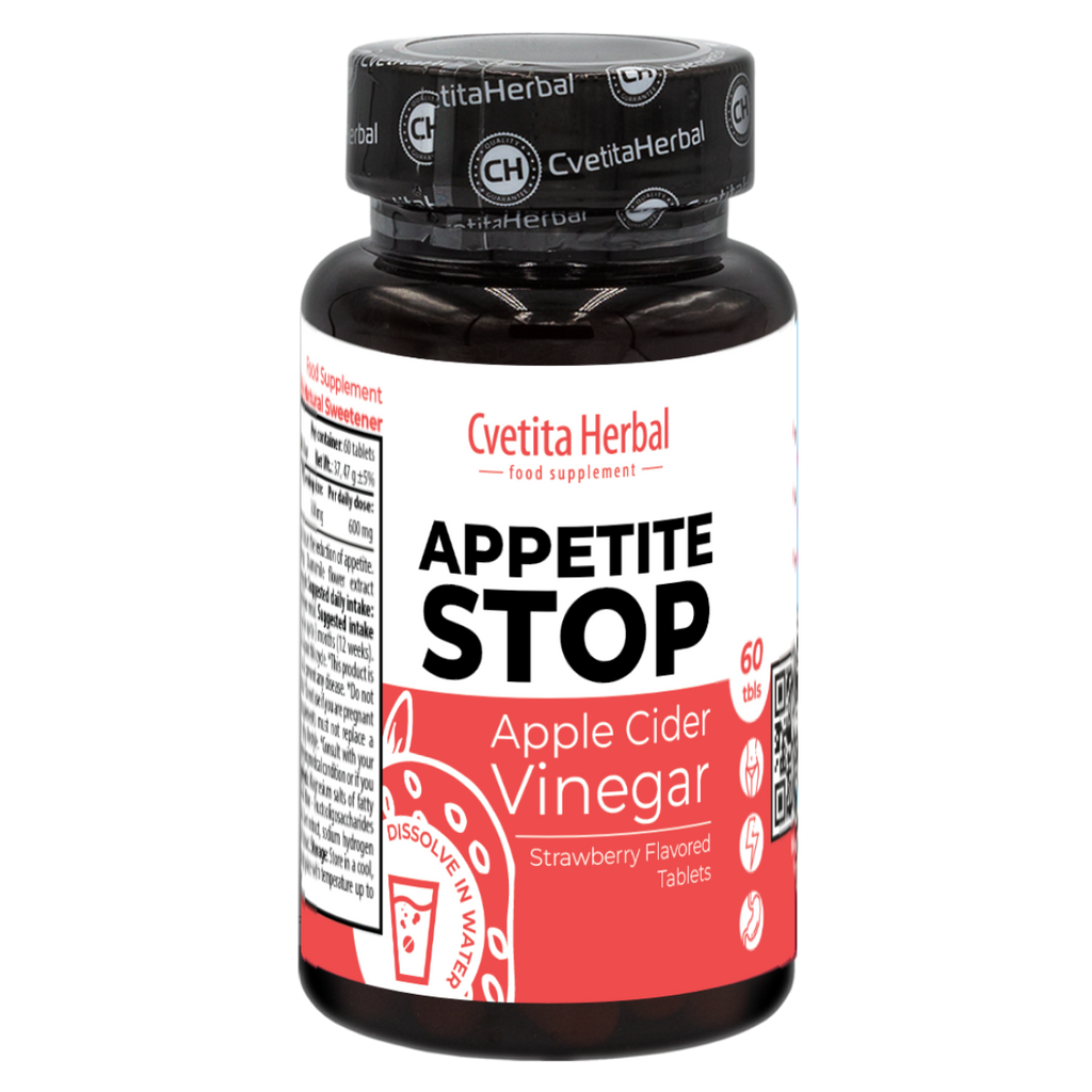 Apfelessig "Erdbeere" - Appetite Stop (60 Tabletten)