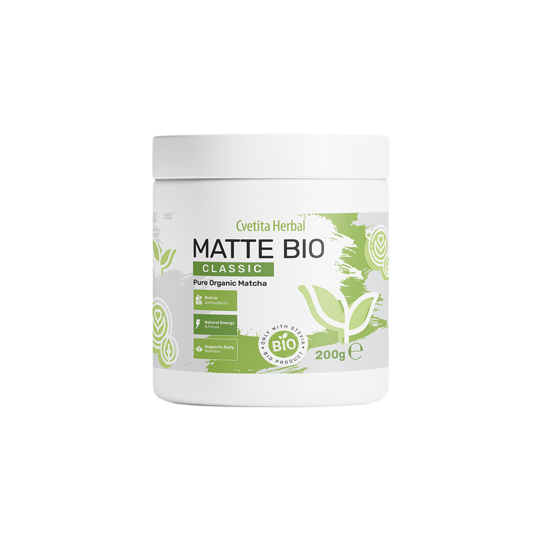 Matte Bio (БИО МАТЧА ЛАТЕ) + Кутия протеинови мъфини с вкус пистачио MHN