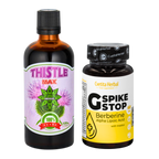 LEBERGESUNDHEIT: G SPIKE STOP 60 Tabl. + THISTLE MAX 100ml.