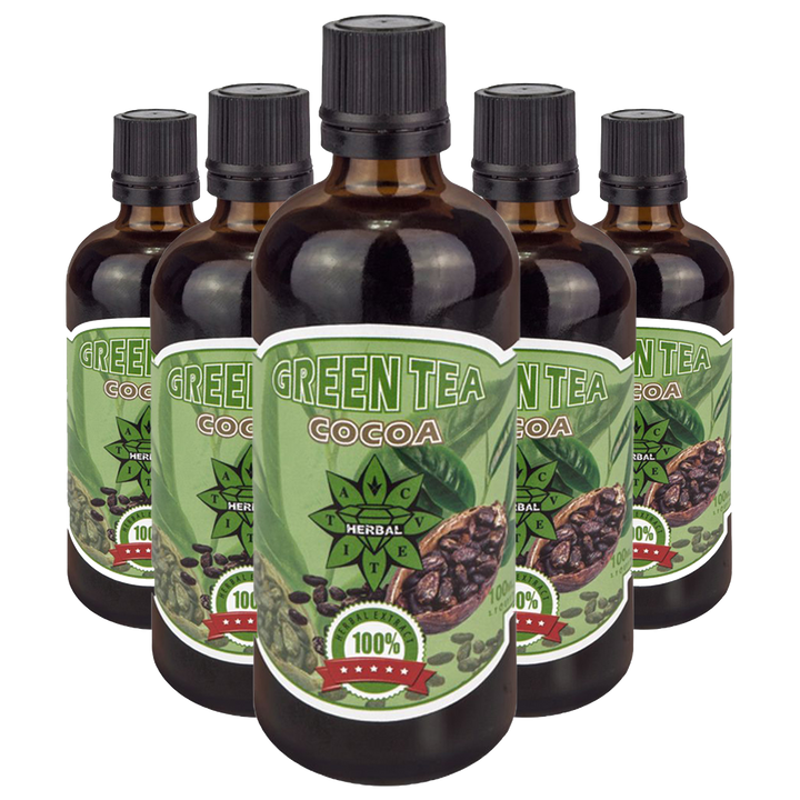 Grüner Tee und Kakao - Flüssigextrakt (100 ml)