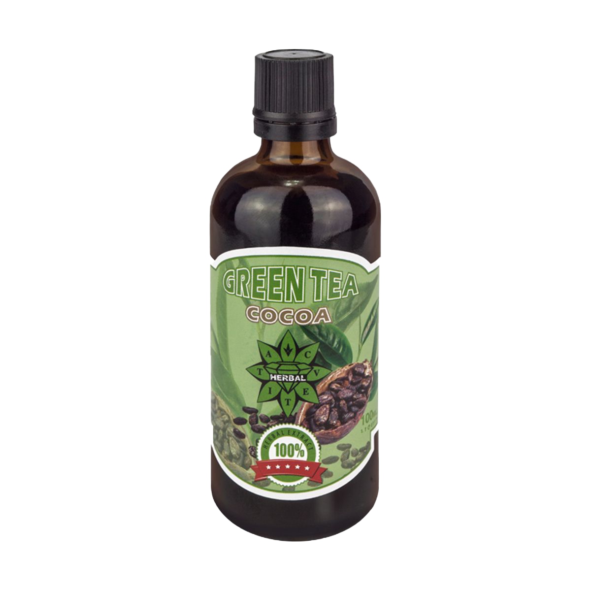 Grüner Tee und Kakao - Flüssigextrakt (100 ml)