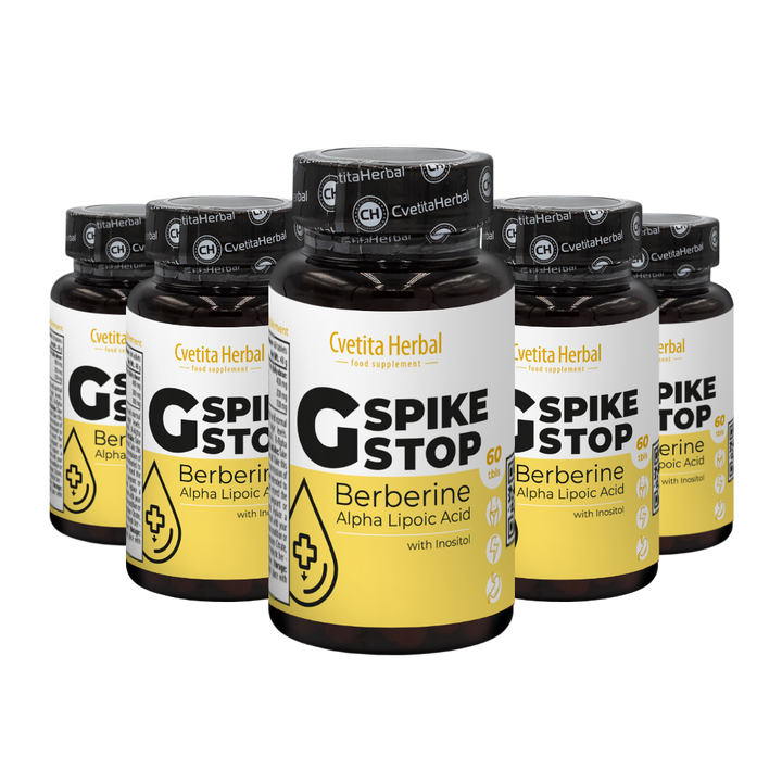 G Spike Stop - Berberin, Inositol, Alpha-Liponsäure (60 Tabletten)