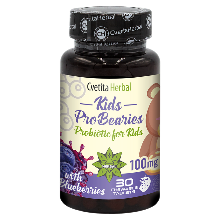 Kinder-Probiotikum "Blaubeeren" - Kids ProBearies (30 Tabletten)