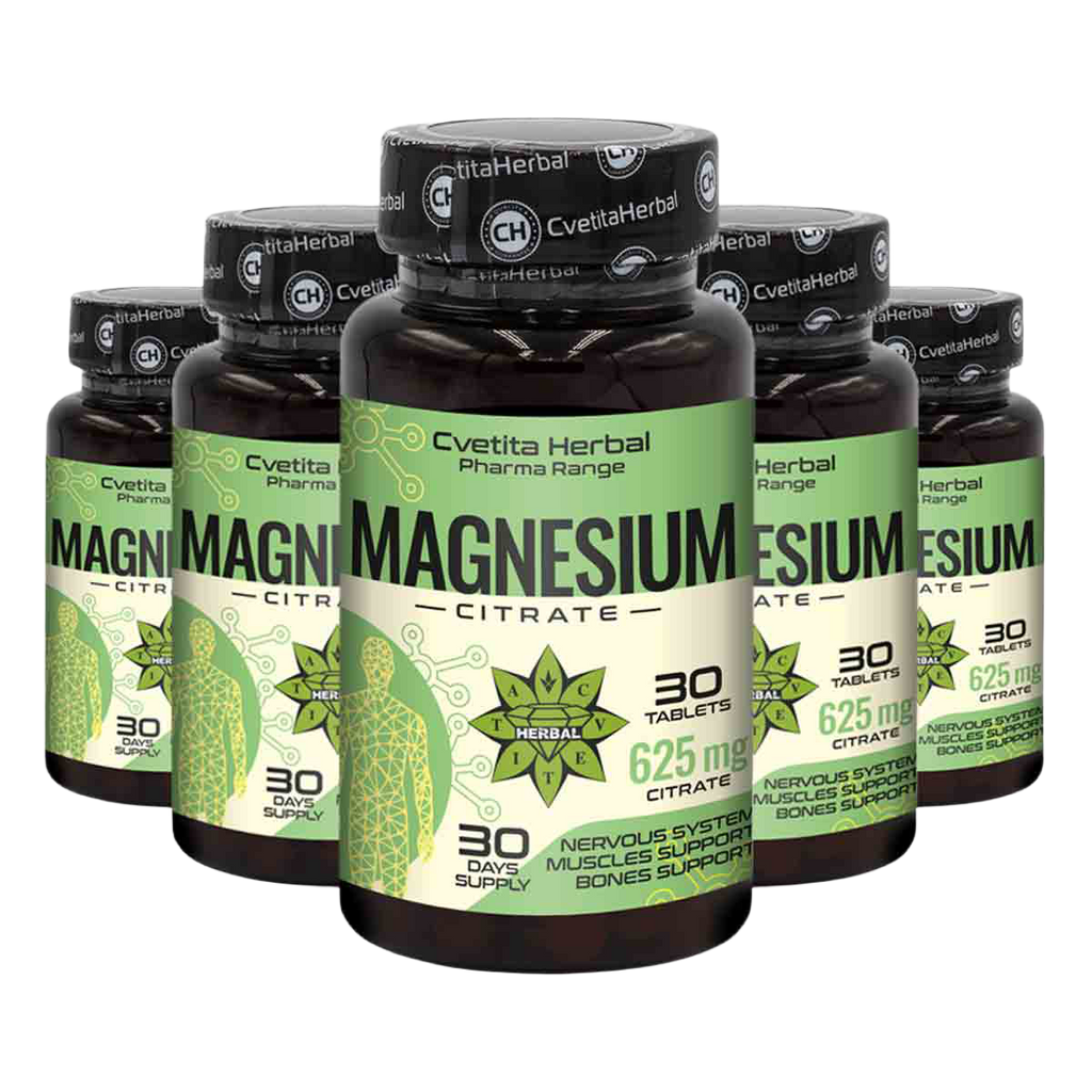 Magnesium Citrat 625mg - Magnesium Citrat - 30 Tabletten