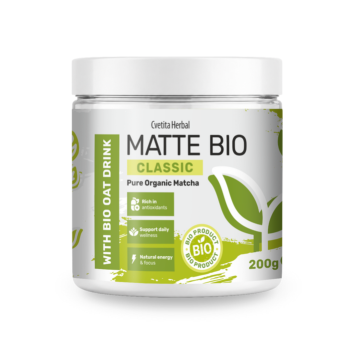 Matte Bio Classic - Bio-Matcha-Pulver 200 g von Cvetita Herbal
