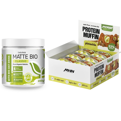 Matte Bio Classic und MHN Protein-Muffins mit Pistazie - Kombipaket